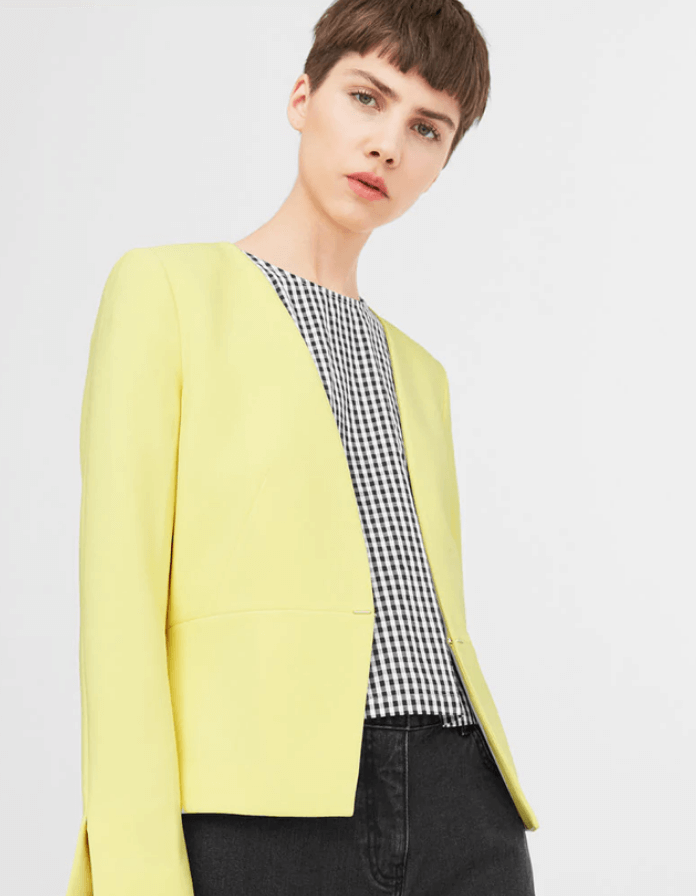 H & M Yellow Slider